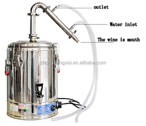 Máquina de Destilación de Alcohol Eléctrica de Acero Inoxidable de 25L, Destilador de Tequila, Brandy y Ron - Product Image 2
