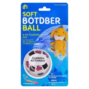 Pelota de goma suave de 6 cm, juguete flotante para mascotas para juego interactivo - Product Image 2