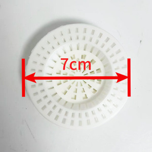 Plastic Drain Strainer 7Cm Hair Catcher Sink Filter Washbasin Cover - Product Image 1