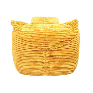 Canapé d'angle convertible carré moderne en velours pour hôtel, salon, chambre, appartement, villa - Product Image 5