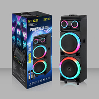 Amplificada Équipement de sonorisation/amplificateurs Haut-parleurs grands haut-parleurs d'extérieur Dj Party Karaoke avec 2 microphones sans fil