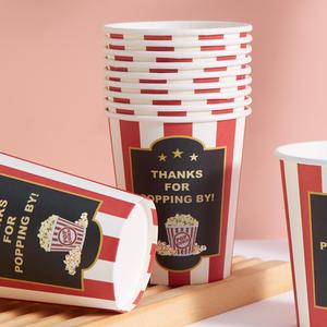 Vasos de Papel Desechables Personalizados Multiusos para Palomitas de Maíz, Cine en Casa, Fiestas y Eventos - Product Image 5