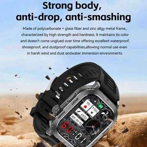 ZW66 Smart Watch 2.01-Inch Square Screen Waterproof Heart Rate Blood Pressure 100+ Sports Modes Android IOS Smart Watch - Product Image 2