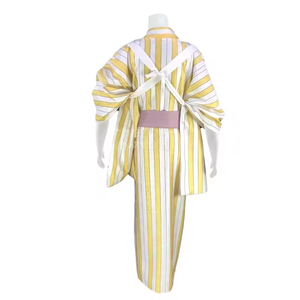 <span class=keywords><strong>Anime</strong></span> pirata e re Cosplay Costume giapponese Yukata a strisce gialle <span class=keywords><strong>Anime</strong></span> Kimono per adulti - Product Image 2