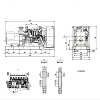 Générateur silencieux à volant d'inertie Chidong 400GF30 400KW avec démarrage à distance ATS 400/230V 1500RPM AVR