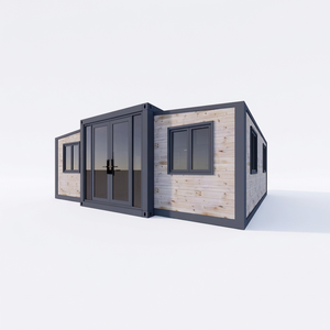 Casa Prefabricada Plegable y Expandible de Acero Ligero, Impermeable, de 40 pies y 3 Dormitorios - Product Image 1