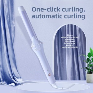 <span class=keywords><strong>Fer</strong></span> à boucler automatique en céramique tourmaline avec ions négatifs et chauffage à température constante pour usage domestique - Product Image 2