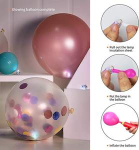 Mini Esferas Luminosas Nicro para Interiores y Exteriores, Relleno para Botellas y Globos, Decoración de Cumpleaños, Suministros para Fiestas con Mini Esferas de Goma Led Brillantes - Product Image 5