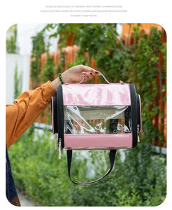 กระเป๋าใส่สัตว์เลี้ยง กระเป๋าใส่หนูแฮมสเตอร์ กระเป๋าสะพายไหล่เดียว สะพายข้าง ระบายอากาศได้ พกพาสะดวก กระเป๋าใส่สัตว์เลี้ยงขนาดเล็ก ใช้กลางแจ้งได้ - Product Image 3