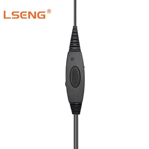 Auriculares LSENG para Walkie Talkie, Material PU, Controlador Dinámico, Orejeras Resistentes, Micrófono Ajustable, PTT en Línea, Kenwood - Product Image 3