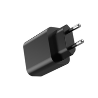 Chargeur rapide GaN 30W, prise EU, 3 ports (2C1A), adaptateur secteur mural USB C double, charge rapide PD 3.0 PPS, charge universelle