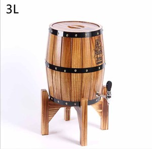 Thép Không Gỉ Dọc Rượu Vang Và Bia Thùng Với Nắp Bằng Gỗ Cho Bao Bì Sắt Giấy Và Có Thể Cho Sữa Và Gói - Product Image 6