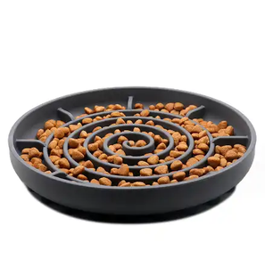 BPA-freier Silikon-Fressnapf für Haustiere, Slow-Feeder-Teller mit Spiraldesign, Silikon-Slow-Feeder-Hundenapf - Product Image 3