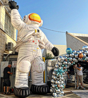 Modèle d'astronaute gonflable géant pour l'extérieur, grand éclairage, modèle de personnage de dessin animé, astronaute spatial