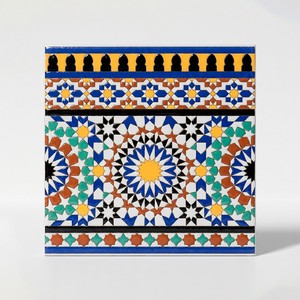 Piastrella per Bordo Patio Rosette 20x20 Cm Lucida con Bordi Rettificati - Product Image 1