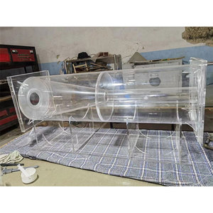 Composants de tubes acryliques TOMATO OEM pour le traitement de l'eau : usinage CNC de brides acryliques, fabrication PMMA, traitement de fils sur mesure - Product Image 3