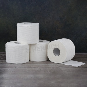 Papier toilette personnalisé en pulpe de bambou 100% naturelle, échantillon gratuit en gros - Product Image 3