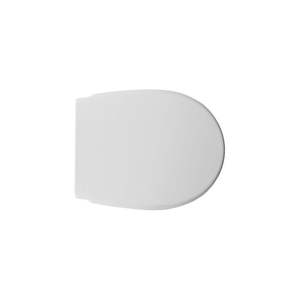 Siège de toilette thermoformé à double charnière D308, à dégagement rapide, fermeture douce, bidets électroniques carrés pour usage domestique en salle de bain, en PP/plastique - Product Image 1