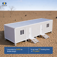 CGCH Maison Modulaire Préfabriquée de Luxe à Deux Chambres pour Hôtel, Bungalow ou Grande Maison Conteneur en Zone Désertique
