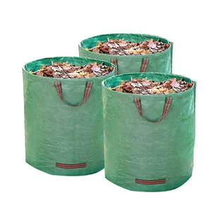 专业供应商英国120L 272L 500L塑料叶袋/花园堆肥袋/大型花园垃圾袋