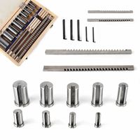 ANDUUK Vente directe usine Tebak Offre Spéciale : Kits de broches à rainures 21 pièces, avec bagues et calibres pour outils industriels