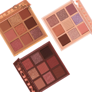 Paleta de Sombras de Ojos Langmanni <span class=keywords><strong>Huda</strong></span> de 9 Colores, Alta Pigmentación, Brillante, Mate, Larga Duración, No se Agrieta, Polvo Metálico Seco, Comercio Transfronterizo - Product Image 4