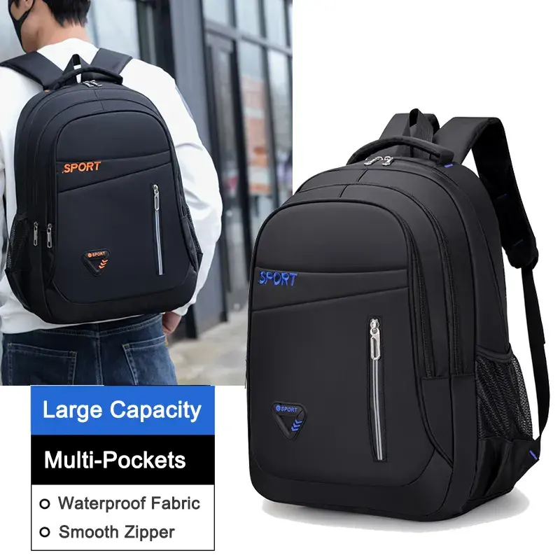 Custom logo travel school bags wholesale big capacity back pack usb charge anti theft school backpack laptop bag for men