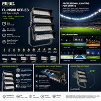 Luz LED para Estadios de Alta Potencia, 250W SMD IP65, Temperatura de Color 6000K, Garantía de 5 Años