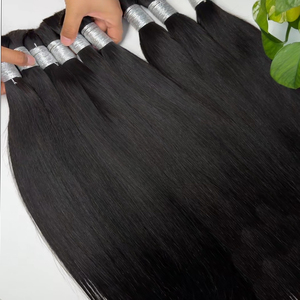 ผมมนุษย์แท้แบบตรงสำหรับถักเปีย 100% ผมเวอร์จินดิบสีดำธรรมชาติ ไม่มีรอยต่อ ขายส่ง - Product Image 2