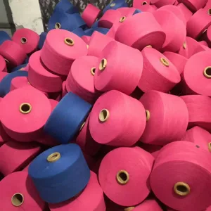 Factory Customized Recycled Light Weight Knitting Dyed Cotton Yarn