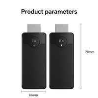 Émetteur-Récepteur Sans Fil Compatible HDMI 165FT 50M 4K Décodage 1080P Sortie Extension 2.4 5G Pour Ordinateur Portable