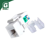 GETEKnet OEM 8P4C UTP Cat 3 Cat3 Connecteur Ethernet RJ11 Module de prise modulaire Jack RJ45 Keystone Jack