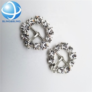 <span class=keywords><strong>Prix</strong></span> de gros, boucle réglable <span class=keywords><strong>en</strong></span> alliage métallique avec cristaux de strass, or et argent, pour chaussures de femmes, ceinture de taille, accessoire de chapeau - Product Image 6