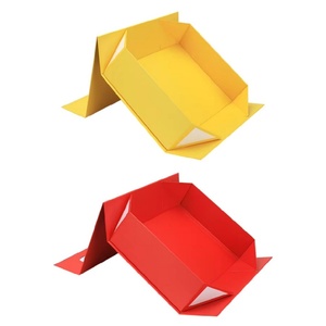 กล่องของขวัญรูปทรงหนังสือแบบพับได้พร้อมหูหิ้วหนังแบบพกพา - Product Image 6