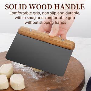 Bột cắt cho bánh mì và bánh pizza bột thép không gỉ kim loại <span class=keywords><strong>scraper</strong></span> Chopper đa năng băng ghế dự bị <span class=keywords><strong>scraper</strong></span> nhà bếp đồ dùng - Product Image 3