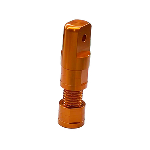 Acoplamiento de Aluminio Anodizado Mecanizado por CNC OEM, Piezas de Torneado de Juntas Mecánicas Industriales Personalizadas - Product Image 2
