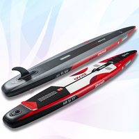 Vente en gros planche de course de sup planche à pagaie gonflable bateau de nappe phréatique avec pompe planche de sup de course planche de surf pour le surf