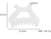 Outil de massage facial en céramique Gua Sha pour le visage yeux cou beauté Anti-âge outils de soin de la peau relaxant des muscles du corps soulager les rides