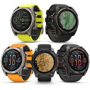 Reloj Inteligente GPS Garmin <span class=keywords><strong>fenix</strong></span> 8 AMOLED Sapphire de 51 mm, Color Gris Carbón, DLC Titanio - Product Image 6
