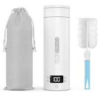 Bouilloire Électrique Portable de Voyage, Mini Cafetière Thermique, Théière, 110V 220V, Contrôle Intelligent de la Température, Bouilloire à Eau