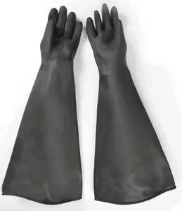 820mm 650mm plane industrial Sandblasting rubber glove