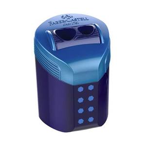 FABER CASTELL - Sacapuntas de Lápices ROLLON DOTS de 2 Orificios, 6x4cm, Surtido - Product Image 1