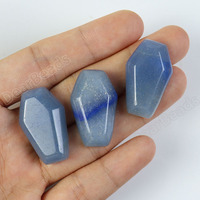 Nueva Piedra Natural a Granel, Mini Tapa de Ataúd, Forma de Piedra, Ágata, Amatista, Tallada a Mano para Hacer Joyas, 3 cm, 2 cm