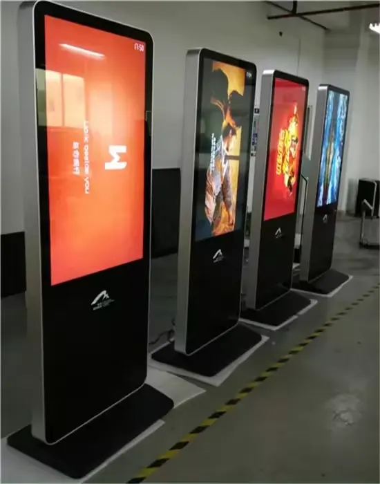 Iklan layar dan tampilan Lcd Hd Super sempit, reklame Digital dan Display lantai Android