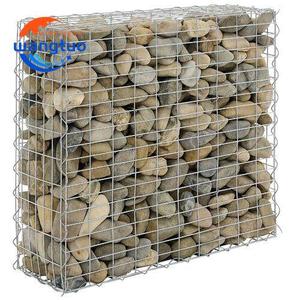 Verzinkter Gabionendrahtkorb Gabionenzaun Stützmauer 2x1x1M 2x1x0,5M Korb Schwerer Gabionen-Steinkorb - Product Image 2