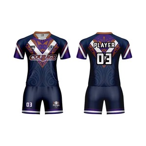 Eigen ontwerp rugby shirt, goedkope rugby shirts, 100% polyester sublimatie, ademend rugby kleding shirt - Product Image 1