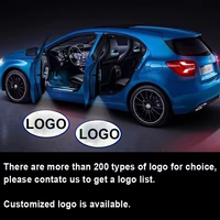 Logo personnalisé en gros double projecteur LED lumière d'accueil de porte de voiture nouvel état sans fil à induction accessoires de voiture décoratifs