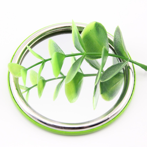 75mm 2,95 Zoll Button Badge Mirror mit Metallrahmen Material Posket Mirror - Product Image 5