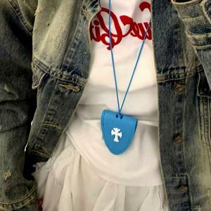 Colorful PU Leather Magnetic Glasses Holder Neck Strap Bag Clip for Sunglasses Readers Travel Sun Glass Holder - Product Image 2