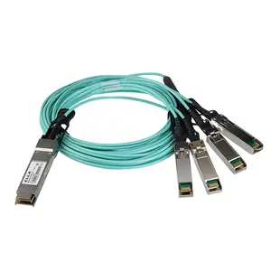 ALQSFP-40G-5(AOC)-40G/4*10G/40G QSFP + to QSFP + AOC有源光缆光纤40 Gbps QSFP Plus收发器模块电缆5M